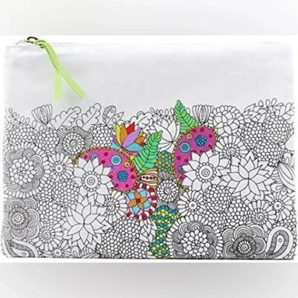 DCI COLOR JOY‎ Zippered Pouch in Flower Patterns